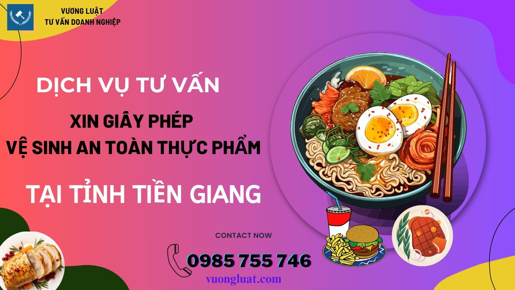 DỊCH VỤ GIẤY PHÉP AN TOÀN THỰC PHẨM TẠI TIỀN GIANG