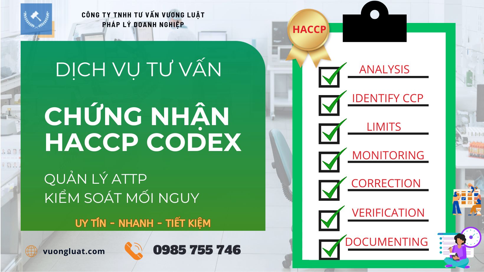 HACCP CODE - QUẢN LÝ ATTP