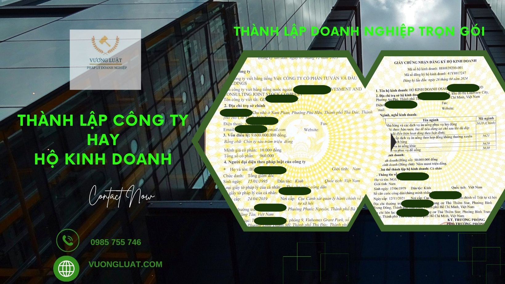 NÊN THÀNH LẬP CÔNG TY HAY HỘ KINH DOANH