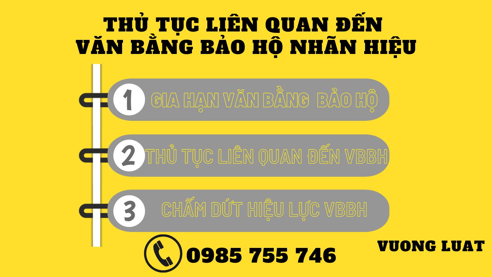QUY ĐỊNH - THỦ TỤC LIÊN QUAN ĐẾN VĂN BẰNG BẢO HỘ NHÃN HIỆU
