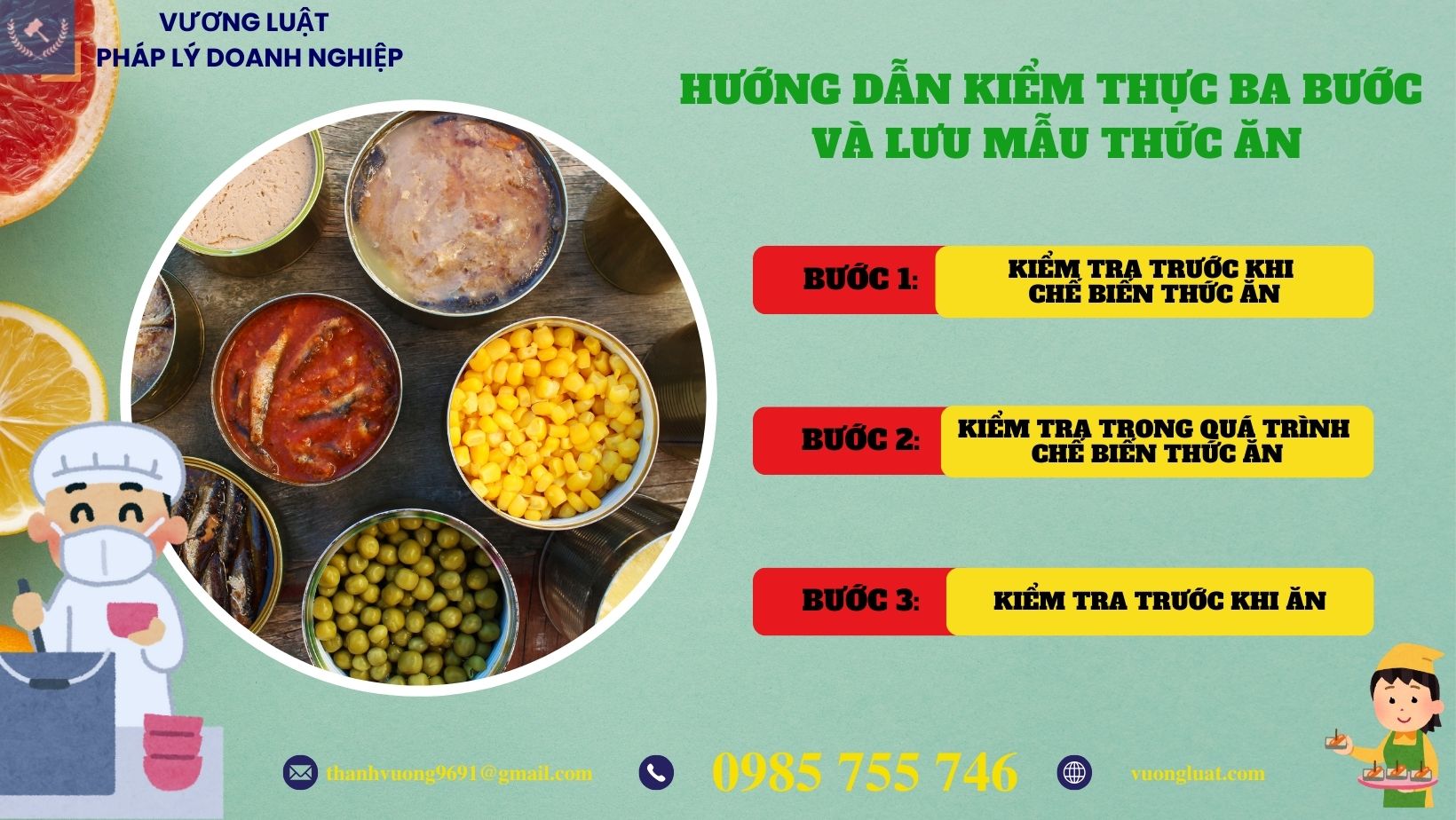 SỔ KIỂM THỰC 3 BƯỚC VÀ QUY TRÌNH LƯU MẪU THỨC ĂN