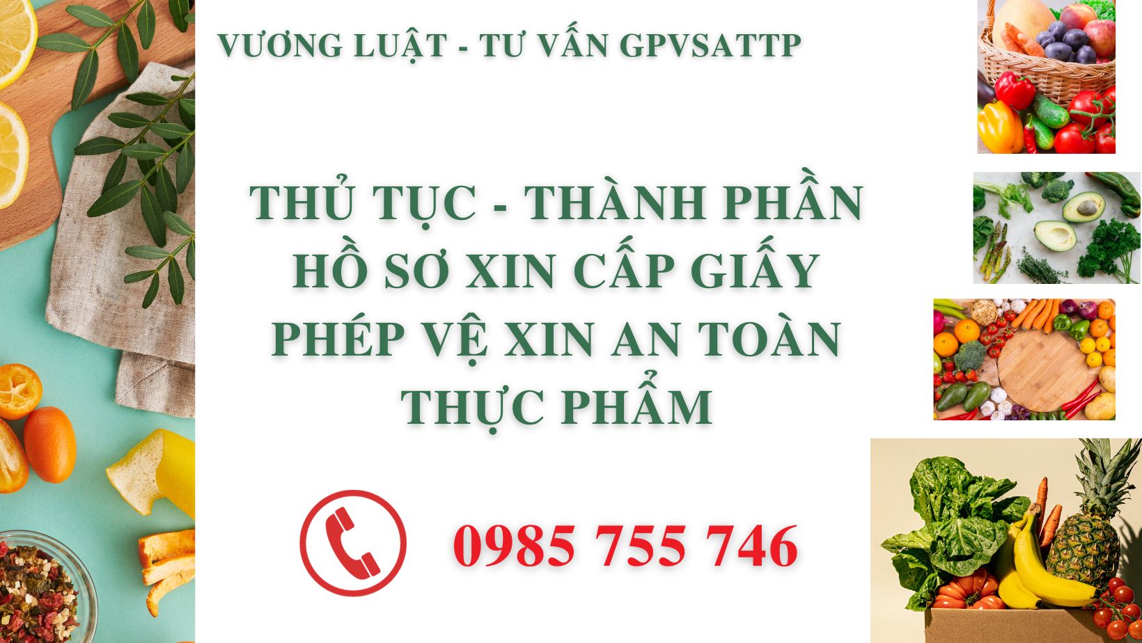 THỦ TỤC XIN GIẤY PHÉP VỆ SINH AN TOÀN THỰC PHẨM ĐỐI VỚI HỘ KINH DOANH VÀ CÔNG TY